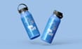 design water bottle packaging bottle label and beverage label