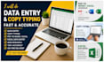 do data entry, copy paste, web research and excel work