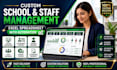 build a custom school and staff management spreadsheet with automation