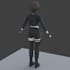 create game ready high poly 3d character