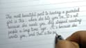 handwrite anything in my cursive handwriting style