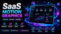 create professional saas motion graphics video, explainer an promo animation