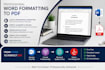 professional word document formatting and PDF conversion