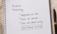 convert text into neat handwritten notes