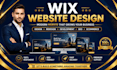 wix website redesign wix website design wix business website build wix website