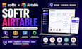 build softr airtable client portal membership website dashboard