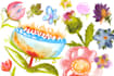 create whimsical hand drawn illustrations, icons, sketches