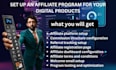 set up an affiliate program for your digital products