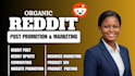 do reddit seo post for business website, saas product, and ecommerce promotion
