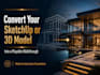 convert your sketchup or 3d model into a playable walkthrough