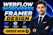 develop webflow website, webflow to wordpress, fix webflow, figma to webflow