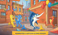 2d cartoon animation, movie, series, music video