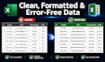 do fast data entry excel and virtual assistant tasks