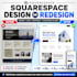 build squarespace website design, website development squarespace