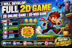 develop full 2d game, 2d online game, 2d  web game for PC, android or ios