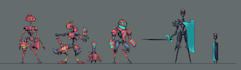create pixel art characters and animation sprites