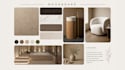 create a professional interior design mood board
