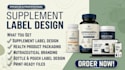 design a premium supplement label and nutraceutical packaging