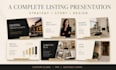 design a professional real estate listing presentation