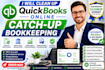 clean up quickbooks online catch up bookkeeping fast