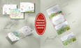make luxury custom trifold wedding invite with venue, timeline and qr code
