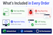 do manual software testing, write test cases, bug reports and uat testing