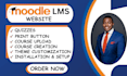 build moodle lms website, scorm, articulate storyline elearning platform