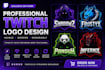 make a professional twitch streamer logo