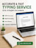 do fast and accurate typing and formatting