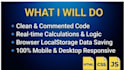 develop custom web applications