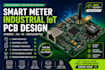 design smart meter, iot, ethernet, poe and rf pcb