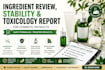 do ingredient review, stability and toxicology report for cosmetic product
