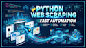 do web scraping and data extraction using python