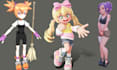 create 3d ps1, psx, ps2, n64 retro low poly rigged animated game ready character
