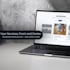 create a modern responsive HTML landing page