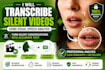 transcribe silent videos using professional visual speech analysis
