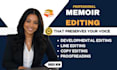 do your memoir with developmental editing copy editing and proofreading