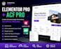 develop a custom wordpress website with elementor pro and acf pro