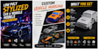create a low poly stylized car and vehicle models for game
