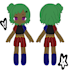 create a custom plush design based on your oc