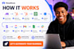 setup make crm automation typeform hubspot ai calendly stripe clickup workflow