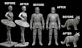 repair, edit 3d stl file, 3d scan cleanup mesh, fix and optimize for 3d printing