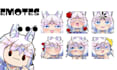 create twitch emotes, custom animated chibi anime chat emotes, vtuber for stream