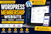 do wordpress membership website memberpress website subscription website course