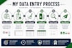 do data entry, copy paste, web research and excel data entry