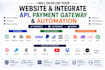 develop your website and integrate API, payment gateway and automation