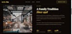 design a restaurant website with online menu and booking