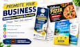 design print ready flyers, postcards, door hangers and rack cards
