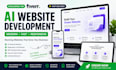 develop ai website and ai web app