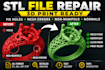 repair and fix stl files for flawless 3d printing
